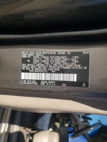 Photo 10 from auction – 2006 TOYOTA SEQUOIA SR with VIN 5TDZT34A76S267225