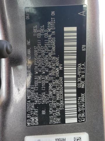 Photo 10 from auction – 2011 TOYOTA SIENNA LE with VIN 5TDKK3DC8BS045048