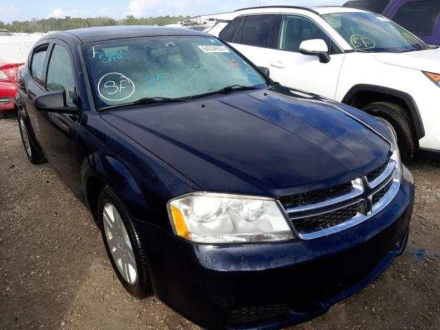 Фото 1 с аукциона – 2012 DODGE AVENGER SE с VIN 1C3CDZAB8CN311404