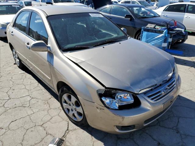 KIA SPECTRA EX 2007 with VIN KNAFE121975412693 - Photo from auction