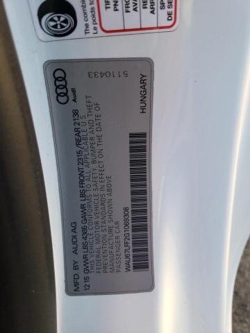 Photo 10 from auction – 2016 AUDI A3 PREMIUM with VIN WAU67LFF2G1069308