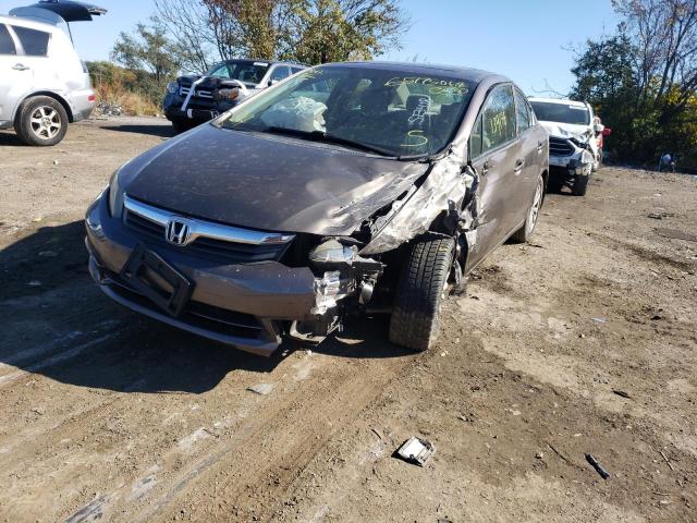 Photo 2 from auction – 2012 HONDA CIVIC EX with VIN 2HGFB2F83CH513418