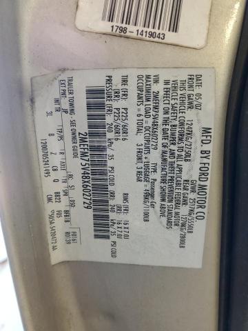 Photo 10 from auction – 2008 MERCURY GRAND MARQ with VIN 2MEFM75V48X602729