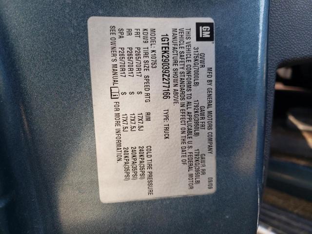 Photo 10 from auction – 2009 GMC SIERRA K15 with VIN 1GTEK29039Z277166