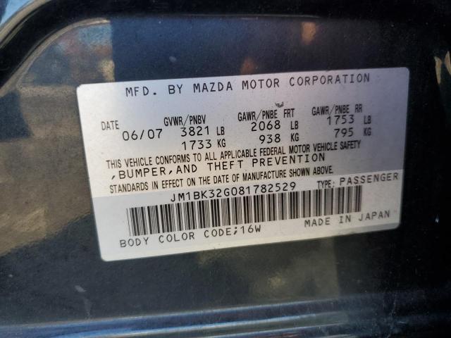 Photo 10 from auction – 2008 MAZDA 3 I with VIN JM1BK32G081782529