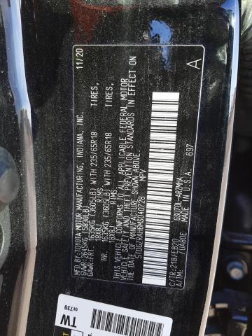 Photo 10 from auction – 2021 TOYOTA HIGHLANDER with VIN 5TDGZRAH6MS040728
