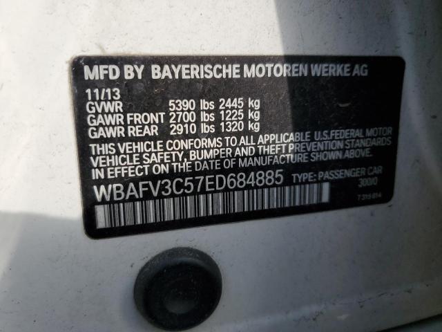 Photo 10 from auction – 2014 BMW 535 D XDRI with VIN WBAFV3C57ED684885