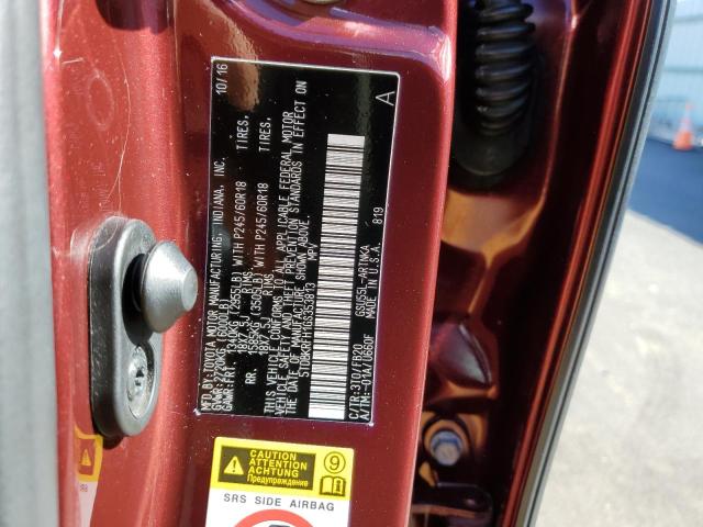 Photo 10 from auction – 2016 TOYOTA HIGHLANDER with VIN 5TDBKRFH1GS353813