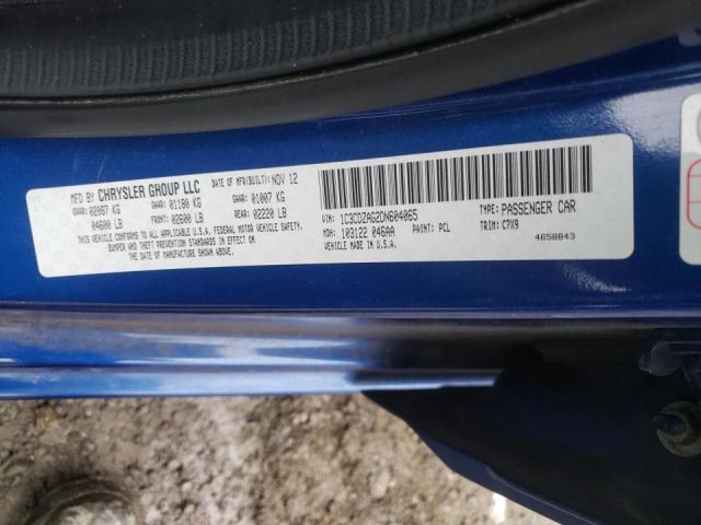 Photo 10 from auction – 2013 DODGE AVENGER SE with VIN 1C3CDZAG2DN604065