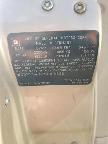 Photo 10 from auction – 2000 CADILLAC CATERA with VIN W06VR54R2YR004285
