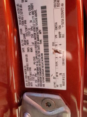 Photo 10 from auction – 2014 FORD ESCAPE SE with VIN 1FMCU0GX1EUC43638