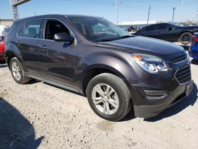 CHEVROLET EQUINOX LS 2016 with VIN 2GNALBEK7G6206183 - Photo from auction