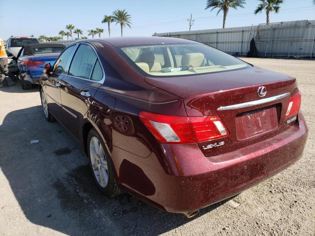 Photo 3 from auction – 2008 LEXUS ES 350 with VIN JTHBJ46GX82200805
