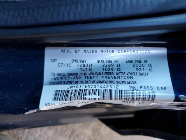 Photo 10 from auction – 2016 MAZDA 6 TOURING with VIN JM1GJ1V57G1442512