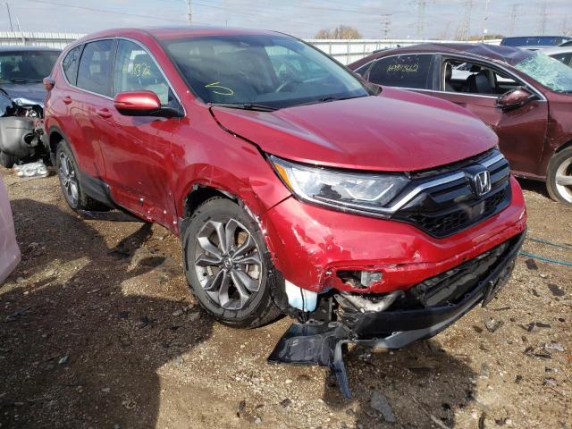Photo 1 from auction – 2022 HONDA CR-V EX with VIN 7FARW2H56NE009719