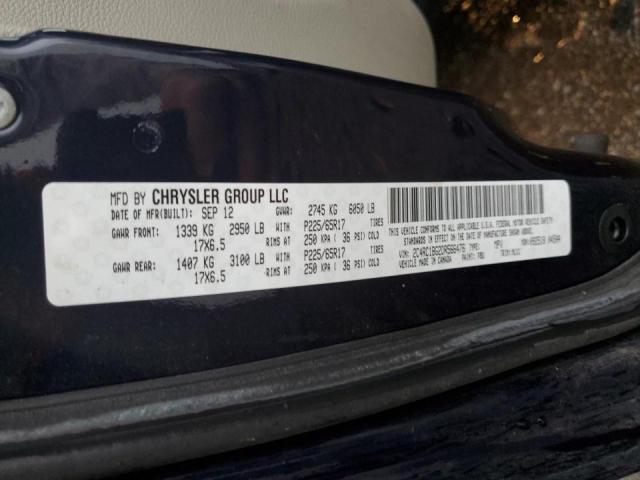 Photo 10 from auction – 2013 CHRYSLER TOWN & COU with VIN 2C4RC1BG2DR566476