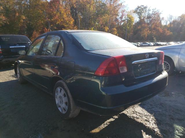 Photo 3 from auction – 2002 HONDA CIVIC EX with VIN 2HGES26742H577372