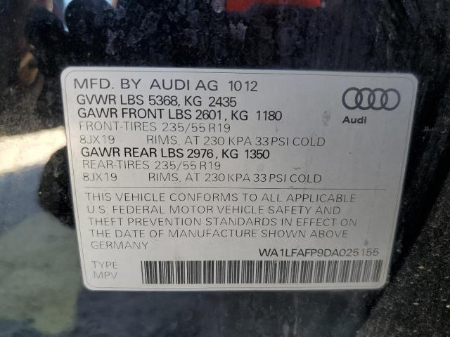 Photo 10 from auction – 2013 AUDI Q5 PREMIUM with VIN WA1LFAFP9DA025155