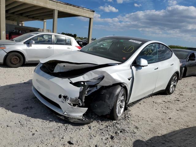 Photo 2 from auction – 2020 TESLA MODEL Y with VIN 5YJYGDEE3LF013518