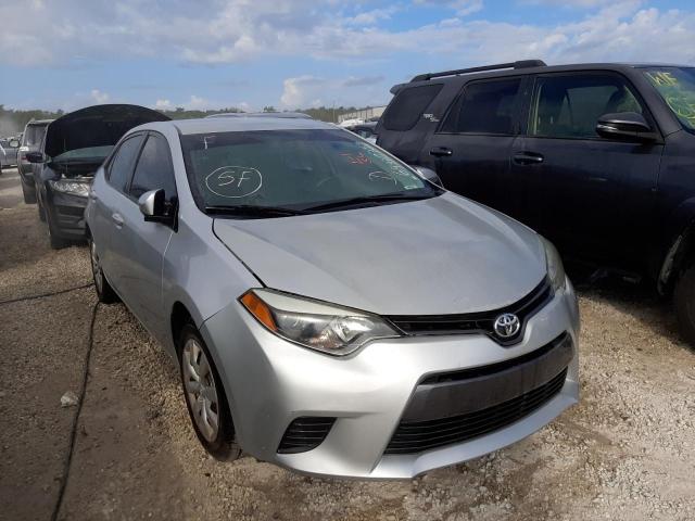 TOYOTA COROLLA L 2015 with VIN 2T1BURHE2FC400738 - Photo from auction