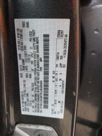 Photo 10 from auction – 2014 FORD ESCAPE SE with VIN 1FMCU0G97EUB28060