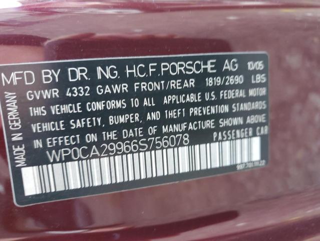 Photo 10 from auction – 2006 PORSCHE 911 NEW GE with VIN WP0CA29966S756078