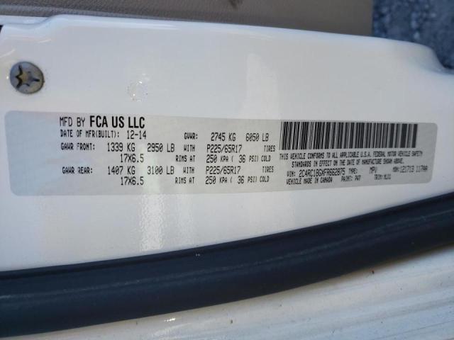 Photo 10 from auction – 2015 CHRYSLER TOWN & COU with VIN 2C4RC1BGXFR662875