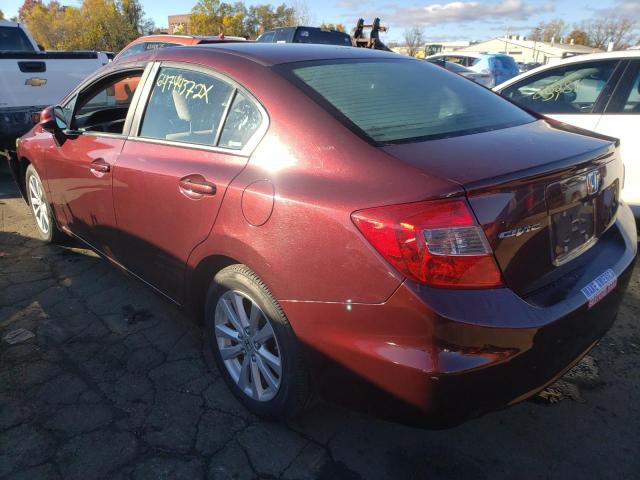 Photo 3 from auction – 2012 HONDA CIVIC EX with VIN 19XFB2F82CE343255