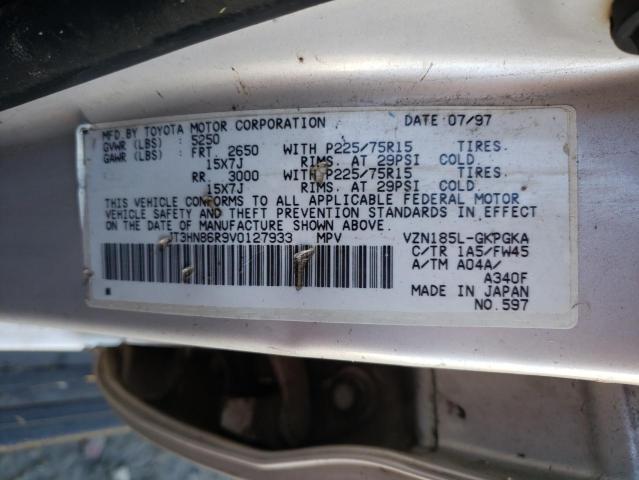 Photo 10 from auction – 1997 TOYOTA 4RUNNER SR with VIN JT3HN86R9V0127933