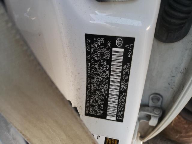 Photo 10 from auction – 2012 TOYOTA PRIUS with VIN JTDKN3DU1C1538164