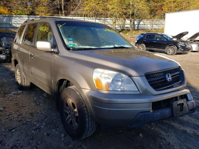 HONDA PILOT EXL 2005 with VIN 2HKYF18575H519970 - Photo from auction