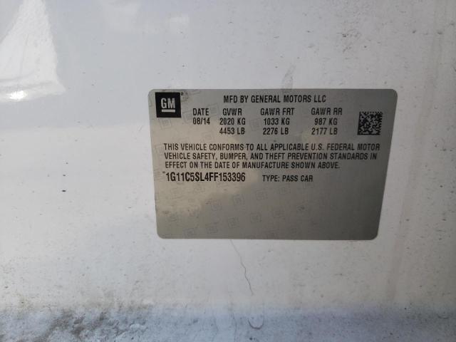 Photo 10 from auction – 2015 CHEVROLET MALIBU 1LT with VIN 1G11C5SL4FF153396