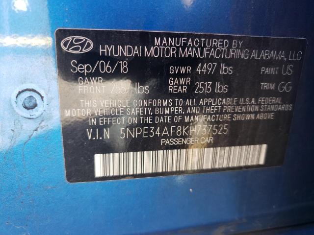 Photo 10 from auction – 2019 HYUNDAI SONATA LIM with VIN 5NPE34AF8KH737525