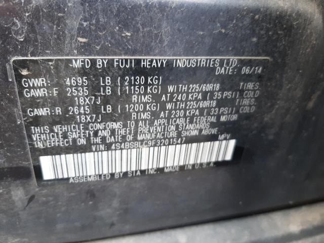 Снимка 10 от търг – 2015 SUBARU OUTBACK 2. с VIN 4S4BSBLC9F3201547