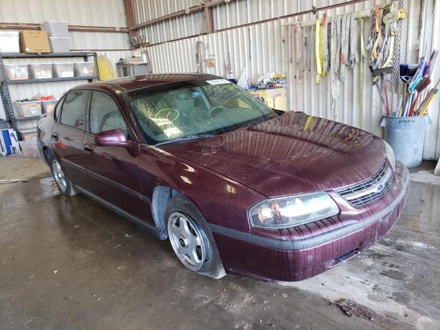 CHEVROLET IMPALA 2003 with VIN 2G1WF52E339355469 - Photo from auction