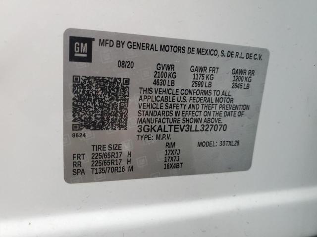 Photo 14 from auction – 2020 GMC TERRAIN SL with VIN 3GKALTEV3LL327070