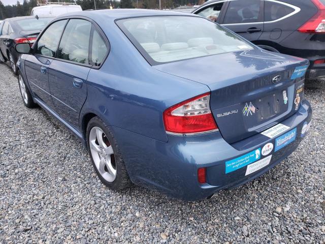 Photo 3 from auction – 2009 SUBARU LEGACY 2.5 with VIN 4S3BL616597214914