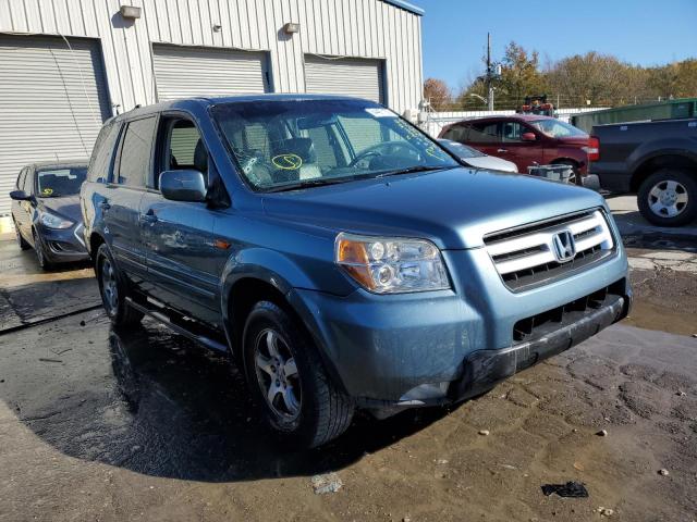 HONDA PILOT EXL 2008 with VIN 5FNYF28528B009566 - Photo from auction