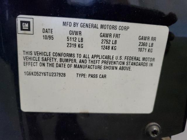 Photo 10 from auction – 1996 CADILLAC DEVILLE with VIN 1G6KD52Y6TU237928