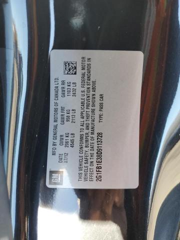 Photo 10 from auction – 2013 CHEVROLET CAMARO with VIN 2G1FB1E38D9113728
