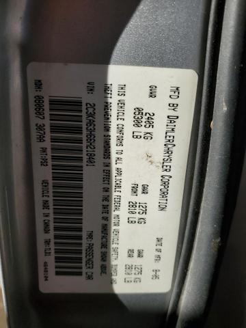 Photo 10 from auction – 2006 CHRYSLER 300C with VIN 2C3KA63H66H218401