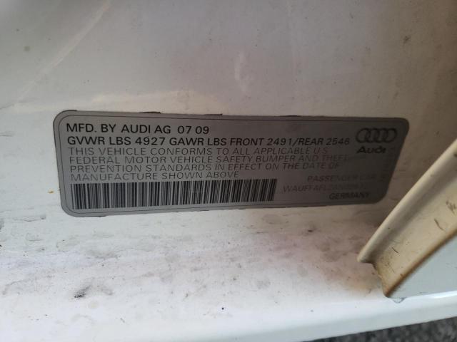 Photo 10 from auction – 2010 AUDI A4 PREMIUM with VIN WAUFFAFL2AN008327