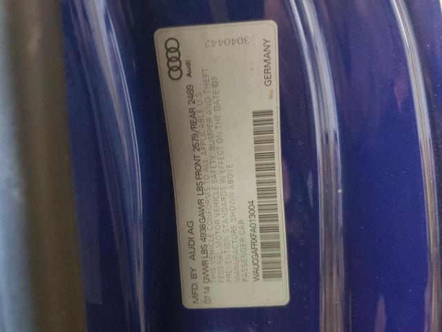 Photo 10 from auction – 2015 AUDI S5 PREMIUM with VIN WAUCGAFRXFA013004