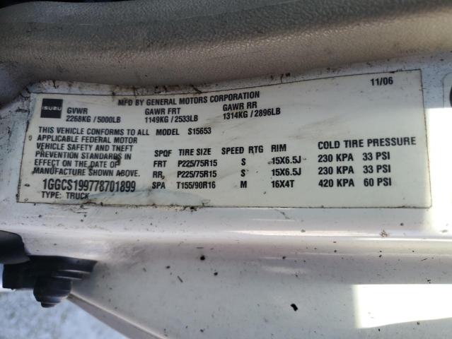 Photo 10 from auction – 2007 ISUZU I-290 with VIN 1GGCS199778701899