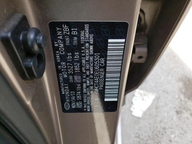 Photo 10 from auction – 2014 HYUNDAI ACCENT GLS with VIN KMHCT4AE0EU605301