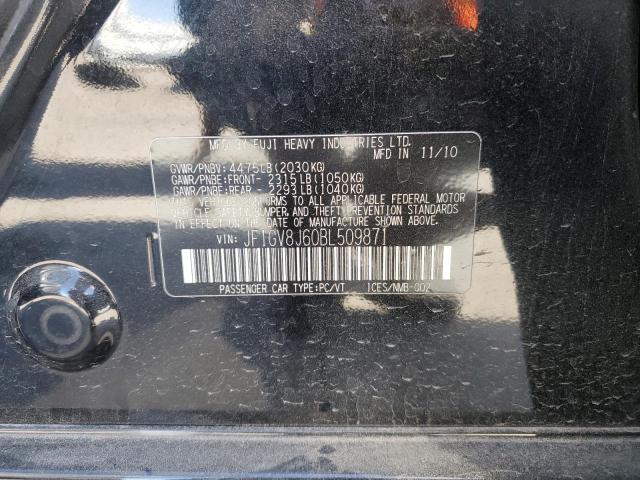 Photo 10 from auction – 2011 SUBARU IMPREZA WR with VIN JF1GV8J60BL509871