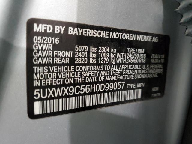 Photo 10 from auction – 2017 BMW X3 XDRIVE2 with VIN 5UXWX9C56H0D99057