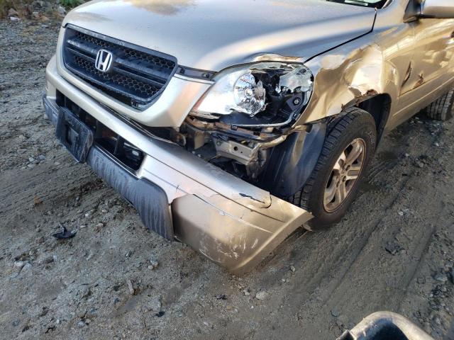 Photo 9 from auction – 2005 HONDA PILOT EXL with VIN 2HKYF18575H519970