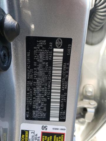 Photo 10 from auction – 2020 TOYOTA CAMRY LE with VIN 4T1C31AK4LU540650