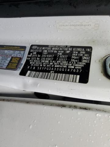Photo 10 from auction – 2016 KIA SORENTO LX with VIN 5XYPGDA33GG147637